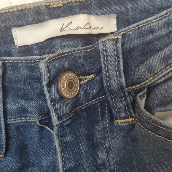 Kancan Estilo Medium Wash Skinny Jeans Jeggings Mid Rise Stretch Denim S… - Picture 5 of 6